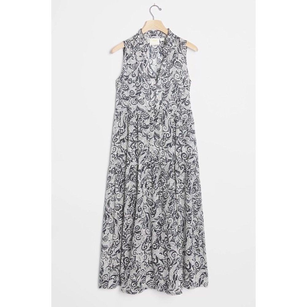 Anthropologie Maeve Marya Tiered Maxi Dress‎ Size Large